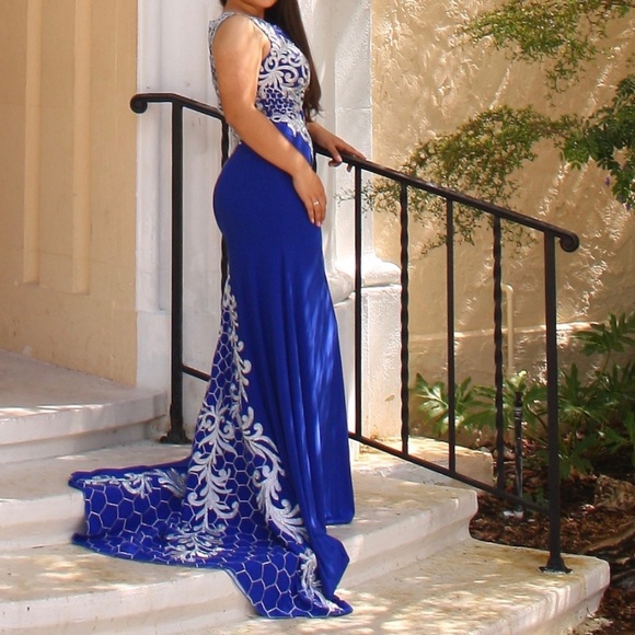 Camille La Vie Dresses Royal Blue Maxi Formal Dress Poshmark